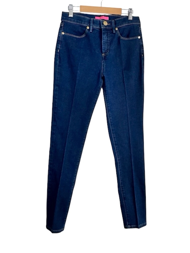Lilly Pulitzer Eagan Blue Jeans Skinny Size 4